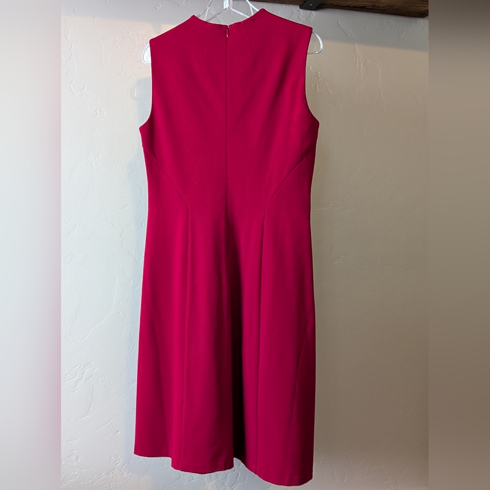 Lafayette 148 New York Crimson Midi Dress - Picture 5 of 6